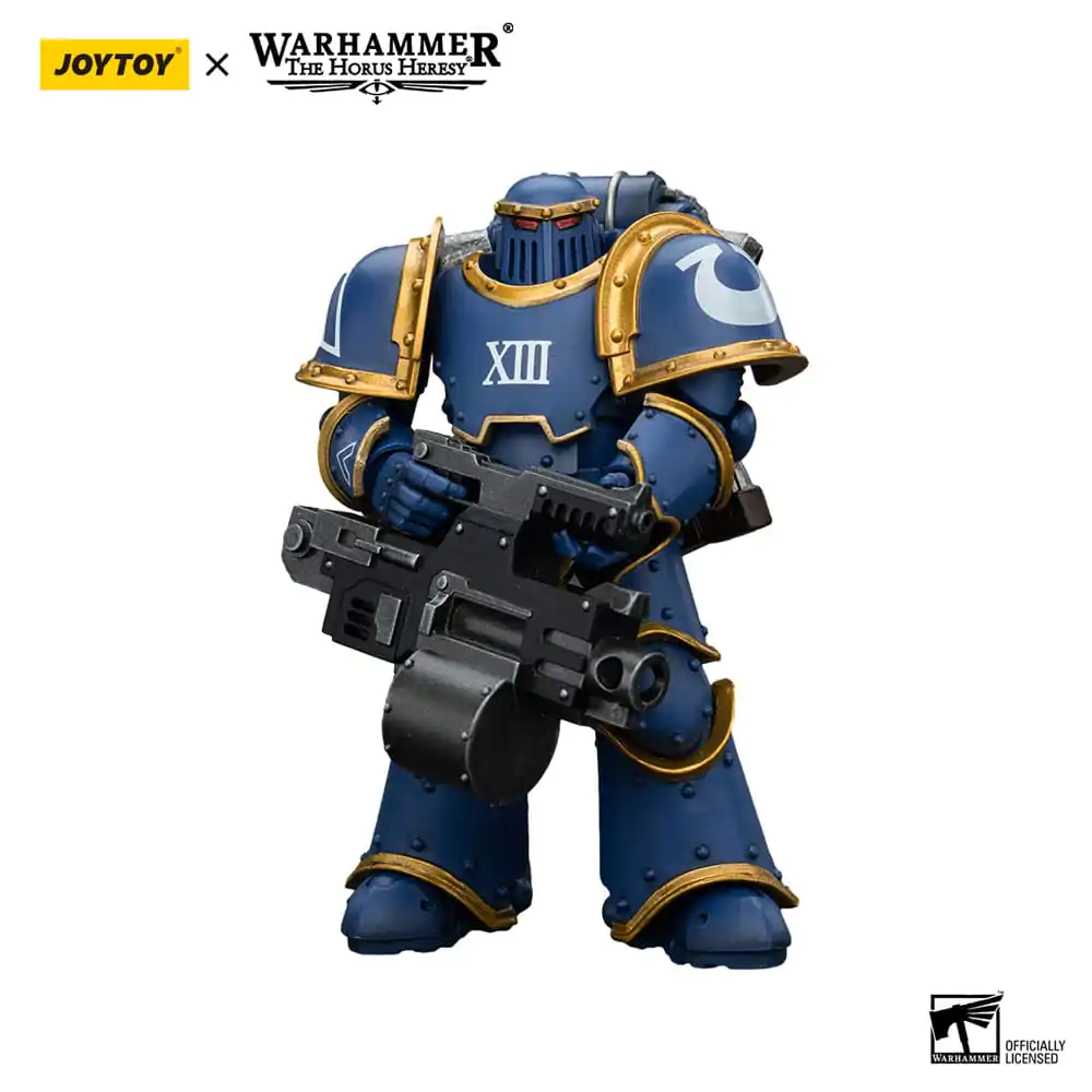 Warhammer The Horus Heresy akčná figúrka 1/18 Ultramarines Legion MKIII Tactical Support Squad Legionary with Heavy Bolter 12 cm termékfotó