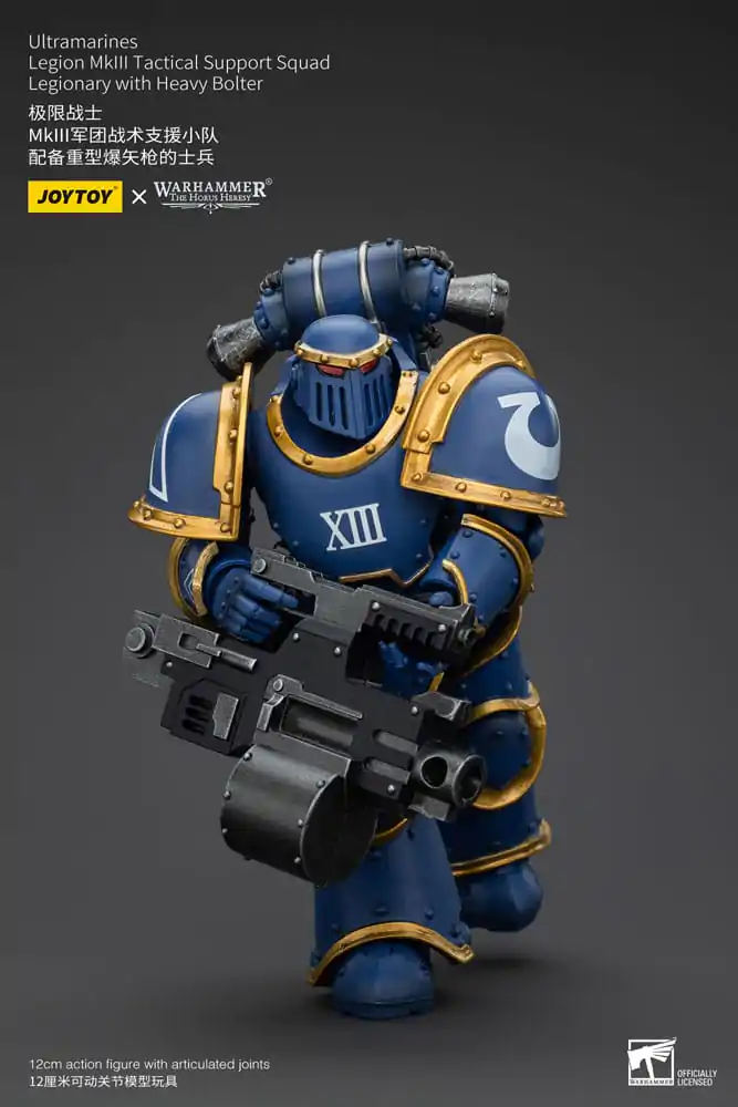 Warhammer The Horus Heresy akčná figúrka 1/18 Ultramarines Legion MKIII Tactical Support Squad Legionary with Heavy Bolter 12 cm termékfotó