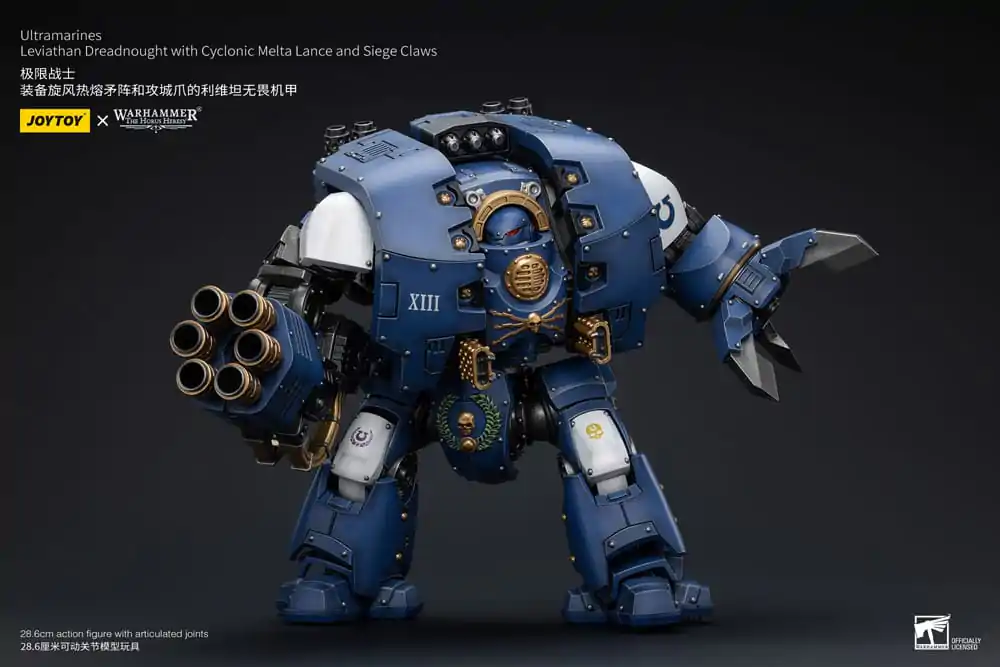 Warhammer The Horus Heresy akčná figúrka 1/18 Ultramarines Leviathan Dreadnought with Cyclonic Melta Lance And Siege Claws 29 cm termékfotó