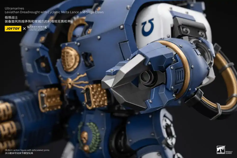 Warhammer The Horus Heresy akčná figúrka 1/18 Ultramarines Leviathan Dreadnought with Cyclonic Melta Lance And Siege Claws 29 cm termékfotó