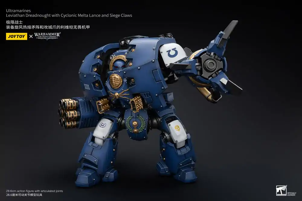 Warhammer The Horus Heresy akčná figúrka 1/18 Ultramarines Leviathan Dreadnought with Cyclonic Melta Lance And Siege Claws 29 cm termékfotó