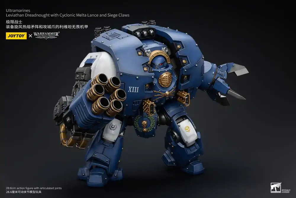 Warhammer The Horus Heresy akčná figúrka 1/18 Ultramarines Leviathan Dreadnought with Cyclonic Melta Lance And Siege Claws 29 cm termékfotó