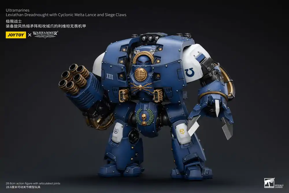 Warhammer The Horus Heresy akčná figúrka 1/18 Ultramarines Leviathan Dreadnought with Cyclonic Melta Lance And Siege Claws 29 cm termékfotó