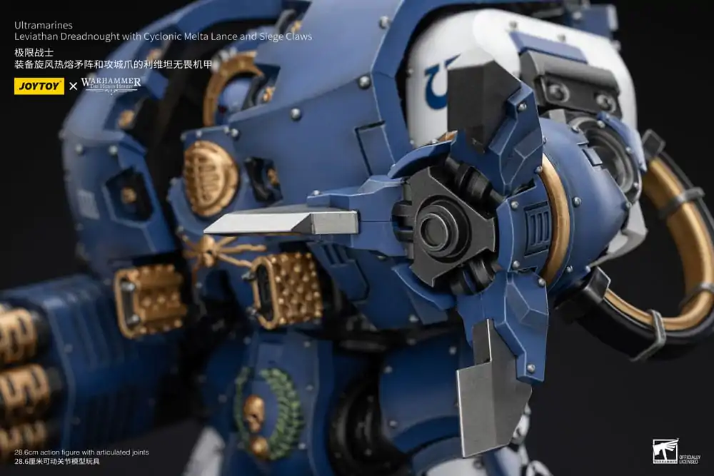 Warhammer The Horus Heresy akčná figúrka 1/18 Ultramarines Leviathan Dreadnought with Cyclonic Melta Lance And Siege Claws 29 cm termékfotó