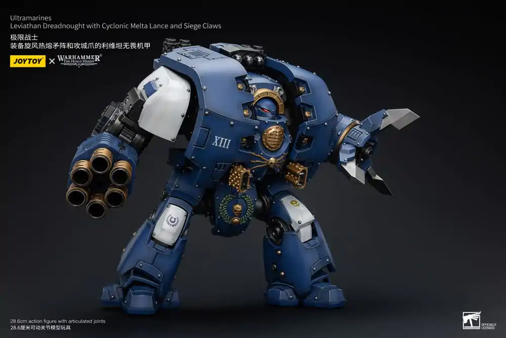 Warhammer The Horus Heresy akčná figúrka 1/18 Ultramarines Leviathan Dreadnought with Cyclonic Melta Lance And Siege Claws 29 cm termékfotó