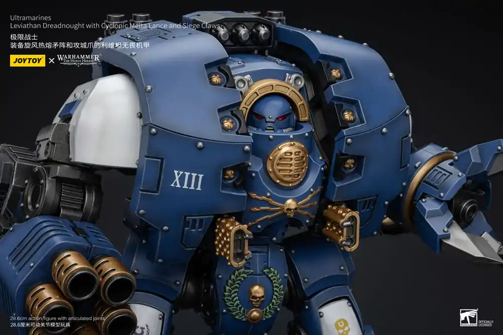 Warhammer The Horus Heresy akčná figúrka 1/18 Ultramarines Leviathan Dreadnought with Cyclonic Melta Lance And Siege Claws 29 cm termékfotó