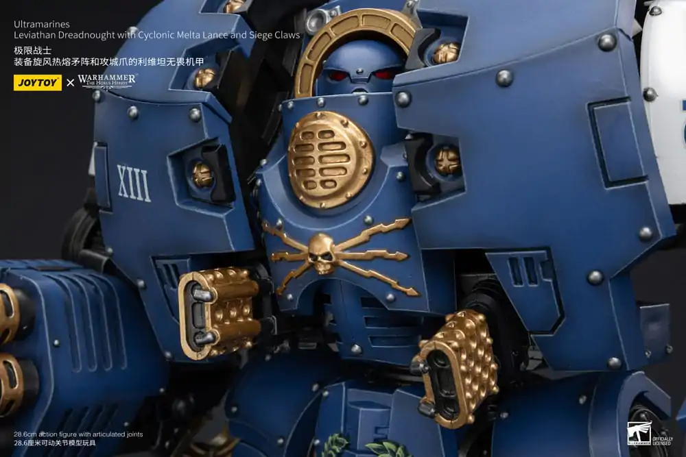 Warhammer The Horus Heresy akčná figúrka 1/18 Ultramarines Leviathan Dreadnought with Cyclonic Melta Lance And Siege Claws 29 cm termékfotó