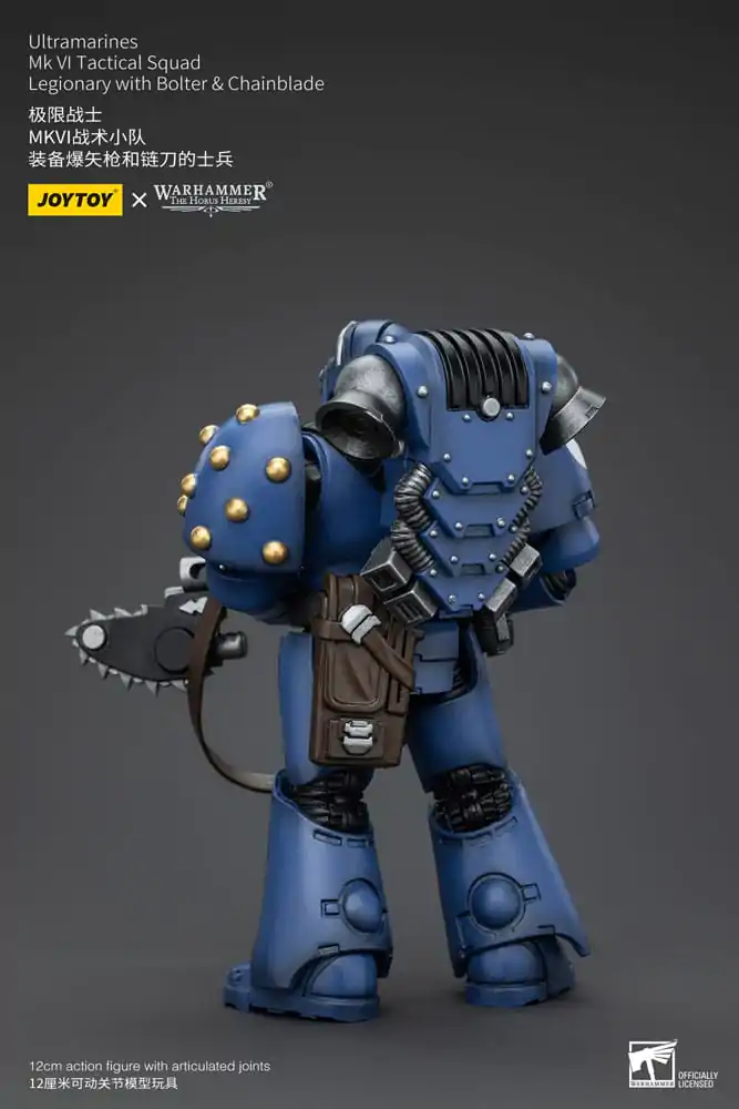 Warhammer The Horus Heresy Akčná figúrka 1/18 Ultramarines MK VI Tactical Squad Legionary with Bolter & Chainblade 12 cm termékfotó