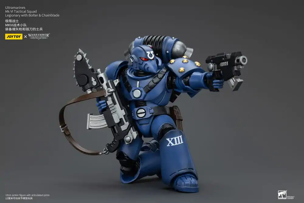 Warhammer The Horus Heresy Akčná figúrka 1/18 Ultramarines MK VI Tactical Squad Legionary with Bolter & Chainblade 12 cm termékfotó