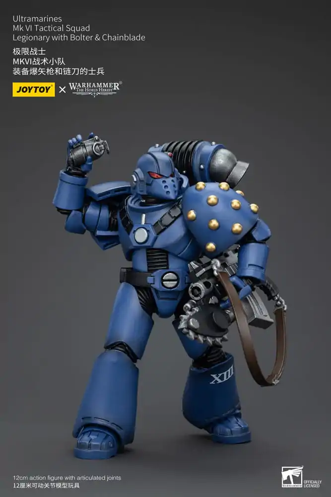 Warhammer The Horus Heresy Akčná figúrka 1/18 Ultramarines MK VI Tactical Squad Legionary with Bolter & Chainblade 12 cm termékfotó