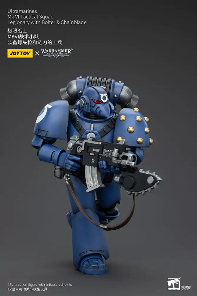 Warhammer The Horus Heresy Akčná figúrka 1/18 Ultramarines MK VI Tactical Squad Legionary with Bolter & Chainblade 12 cm termékfotó