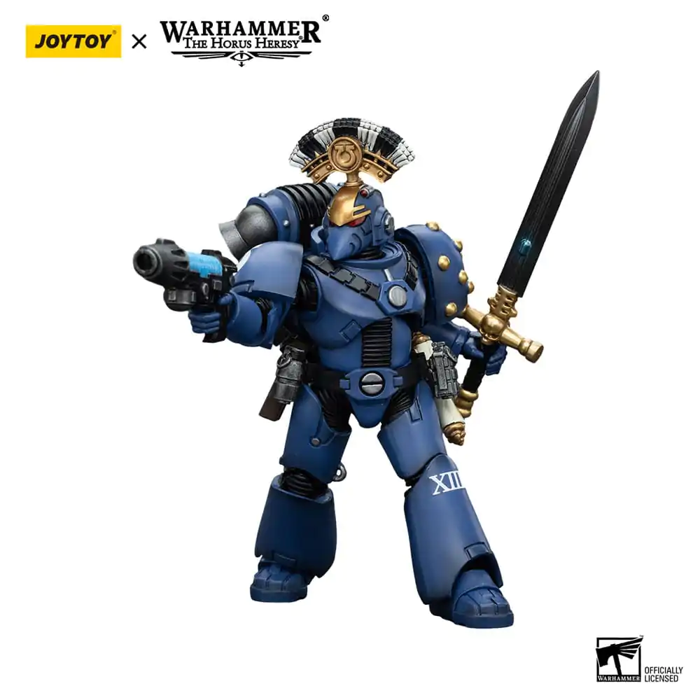 Warhammer The Horus Heresy akčná figúrka 1/18 Ultramarines MK VI Tactical Squad Sergeant s plazmovou pištoľou a karddal 12 cm termékfotó