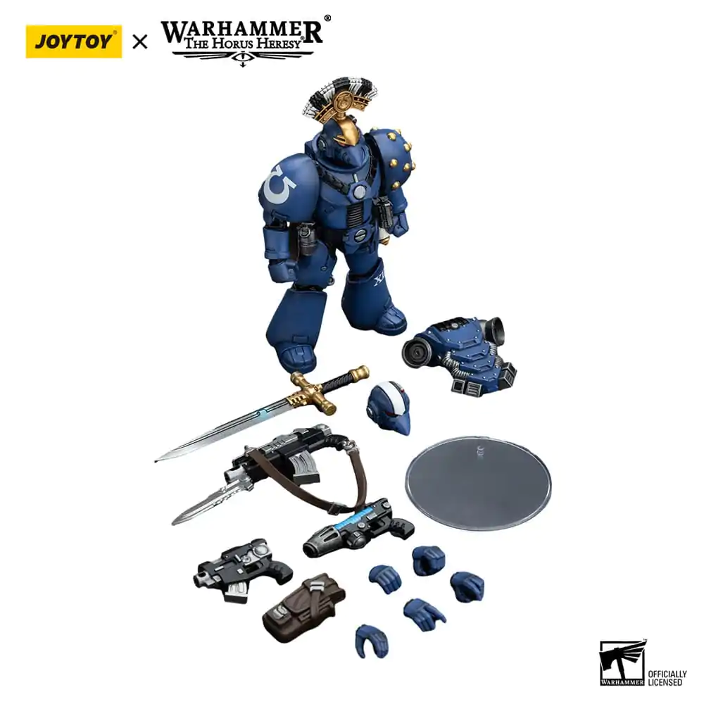 Warhammer The Horus Heresy akčná figúrka 1/18 Ultramarines MK VI Tactical Squad Sergeant s plazmovou pištoľou a karddal 12 cm termékfotó