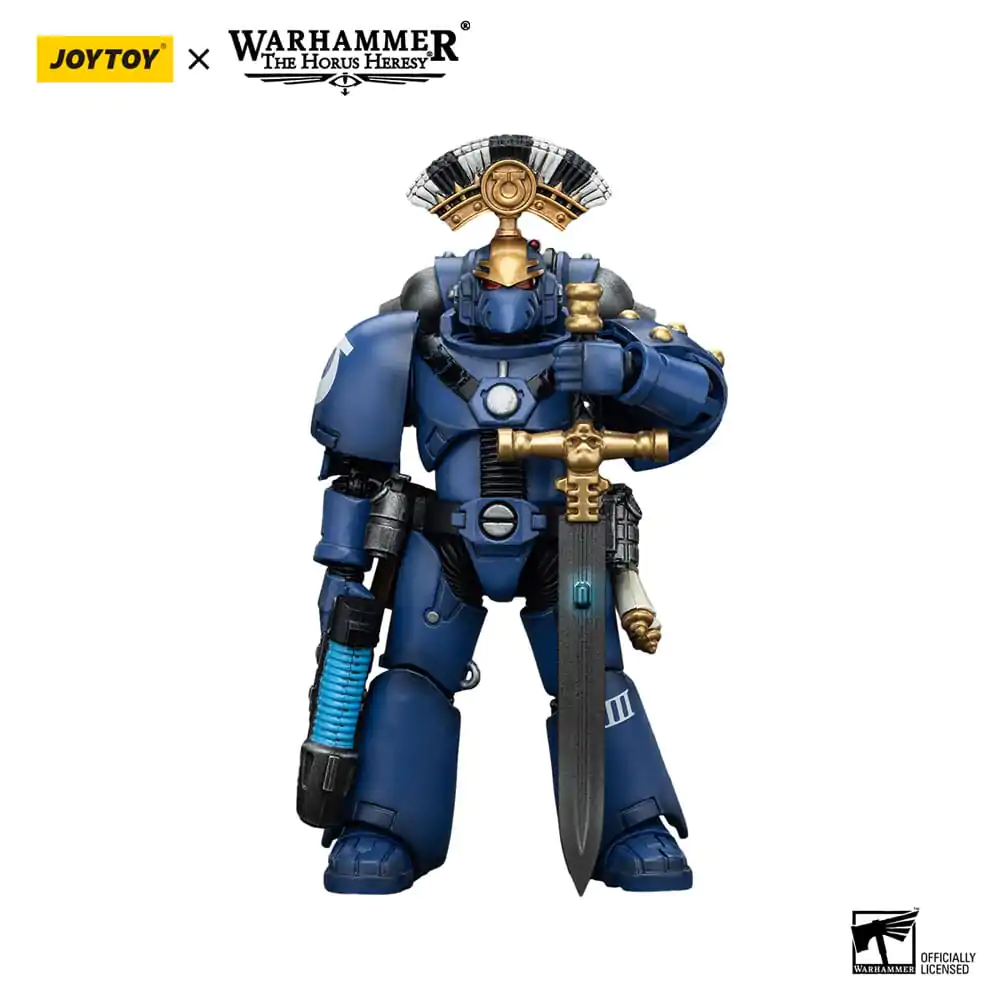 Warhammer The Horus Heresy akčná figúrka 1/18 Ultramarines MK VI Tactical Squad Sergeant s plazmovou pištoľou a karddal 12 cm termékfotó