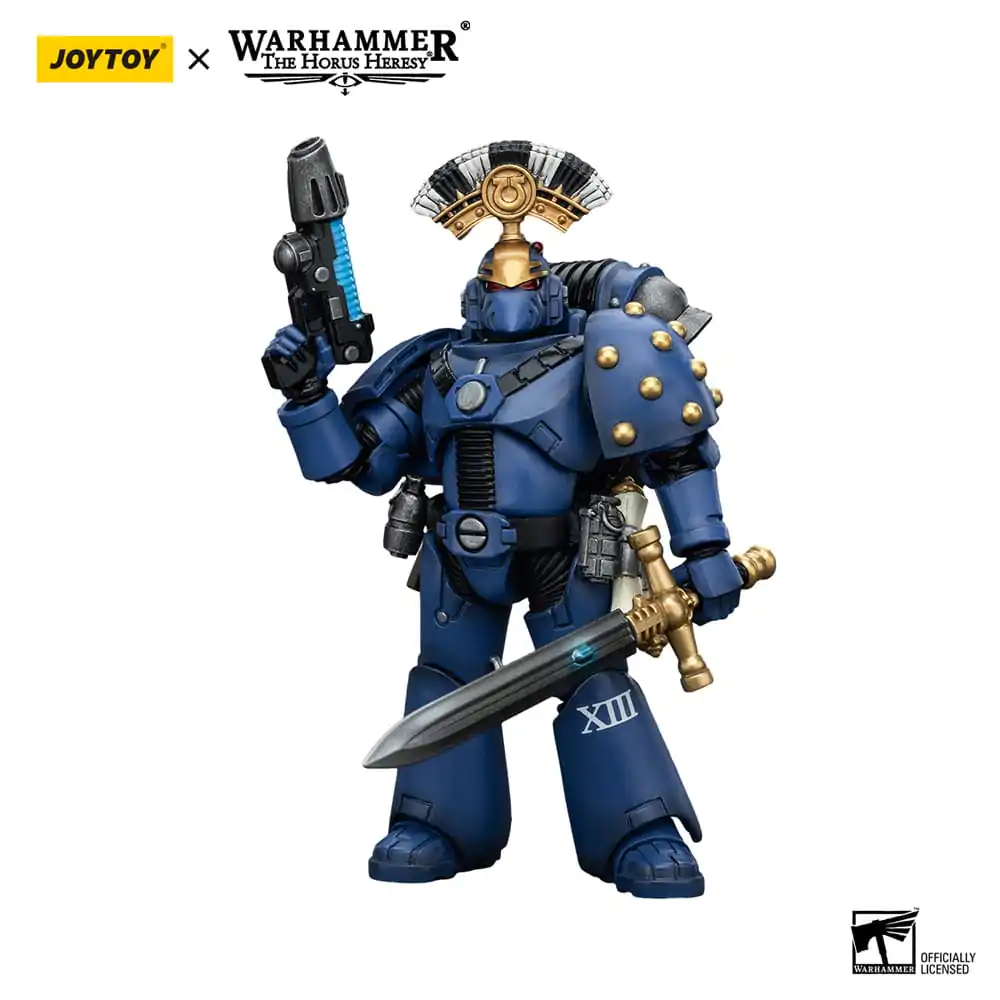 Warhammer The Horus Heresy akčná figúrka 1/18 Ultramarines MK VI Tactical Squad Sergeant s plazmovou pištoľou a karddal 12 cm termékfotó