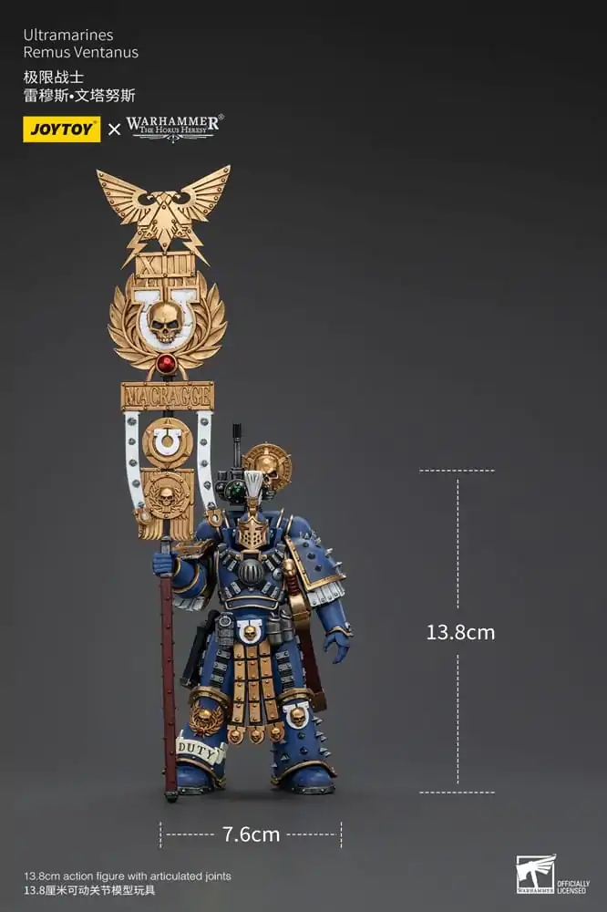 Warhammer The Horus Heresy Akčná figúrka 1/18 Ultramarines Remus Ventanus 14 cm termékfotó