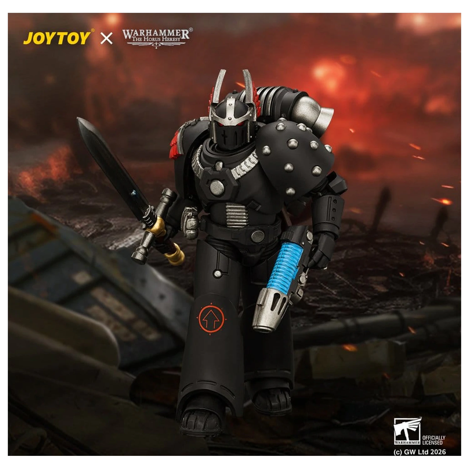 Warhammer The Horus Heresy figúrka MKVI Tactical Sergeant Dark Angels 12 cm produktová fotografia
