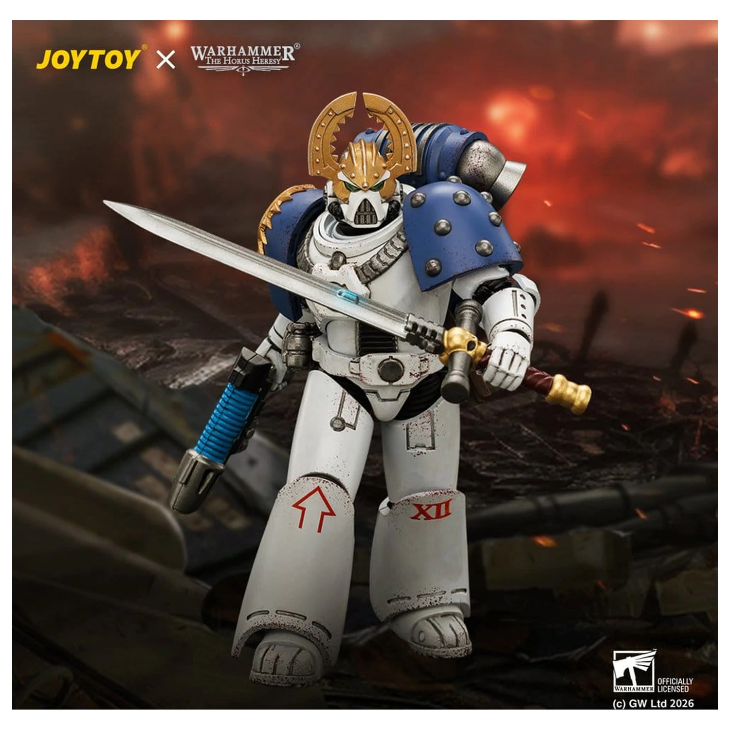 Warhammer The Horus Heresy figúrka MKVI Tactical Sergeant World Eaters 12 cm produktová fotografia