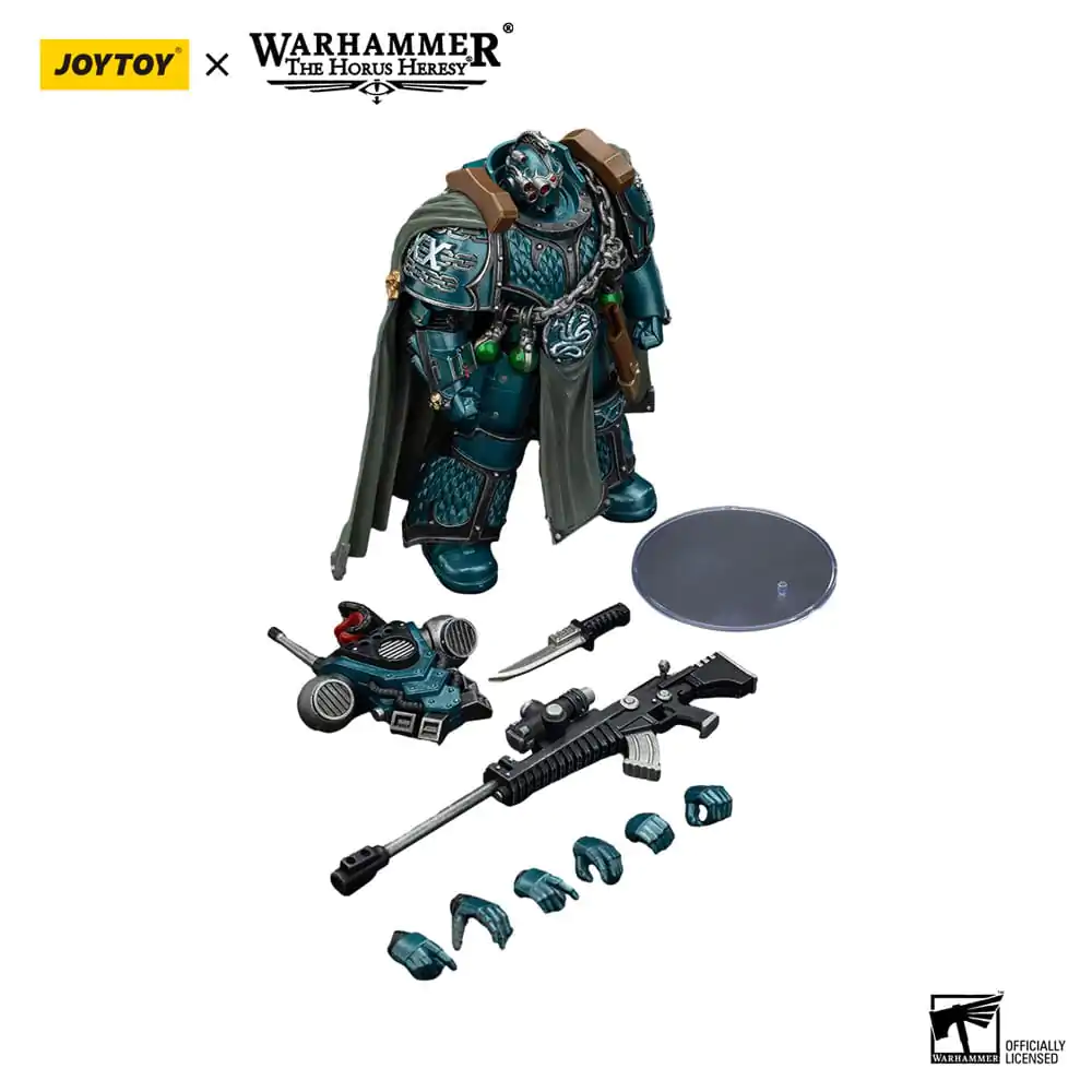 Warhammer The Horus Heresy Akčná figúrka Alpha Legion Exodus The One who is Many With Sniper Rifle And Power Dagger 12 cm produktová fotografia