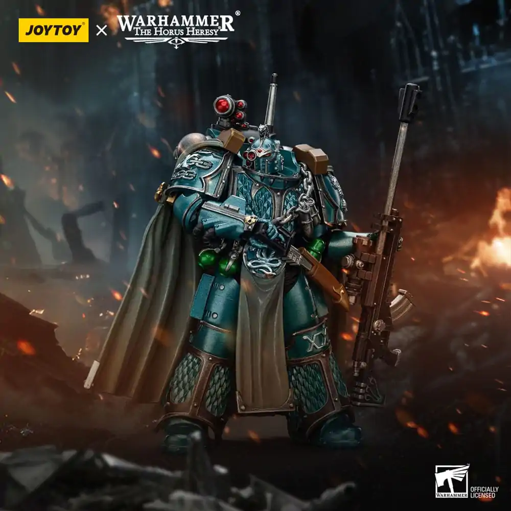 Warhammer The Horus Heresy Akčná figúrka Alpha Legion Exodus The One who is Many With Sniper Rifle And Power Dagger 12 cm produktová fotografia