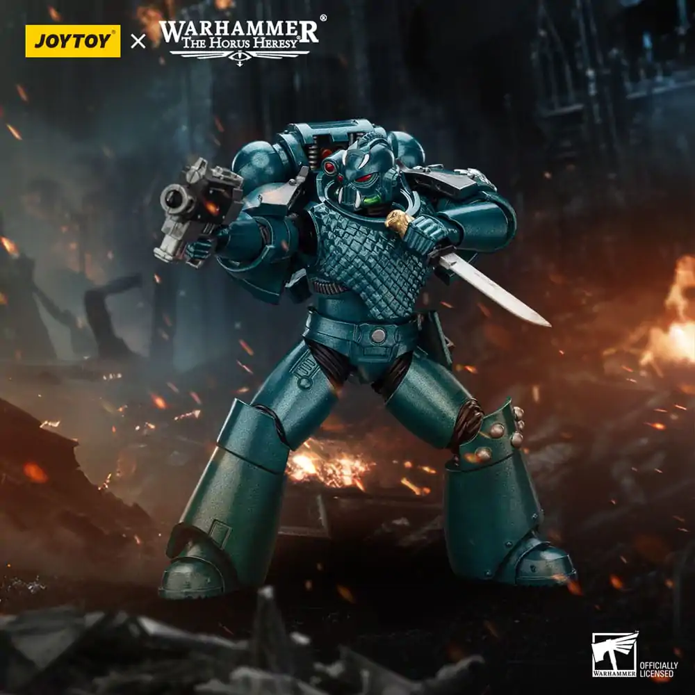 Warhammer The Horus Heresy Akčná figúrka Alpha Legion Head hunter With Banestrike Combi-Bolter And Power Dagger 12 cm produktová fotografia