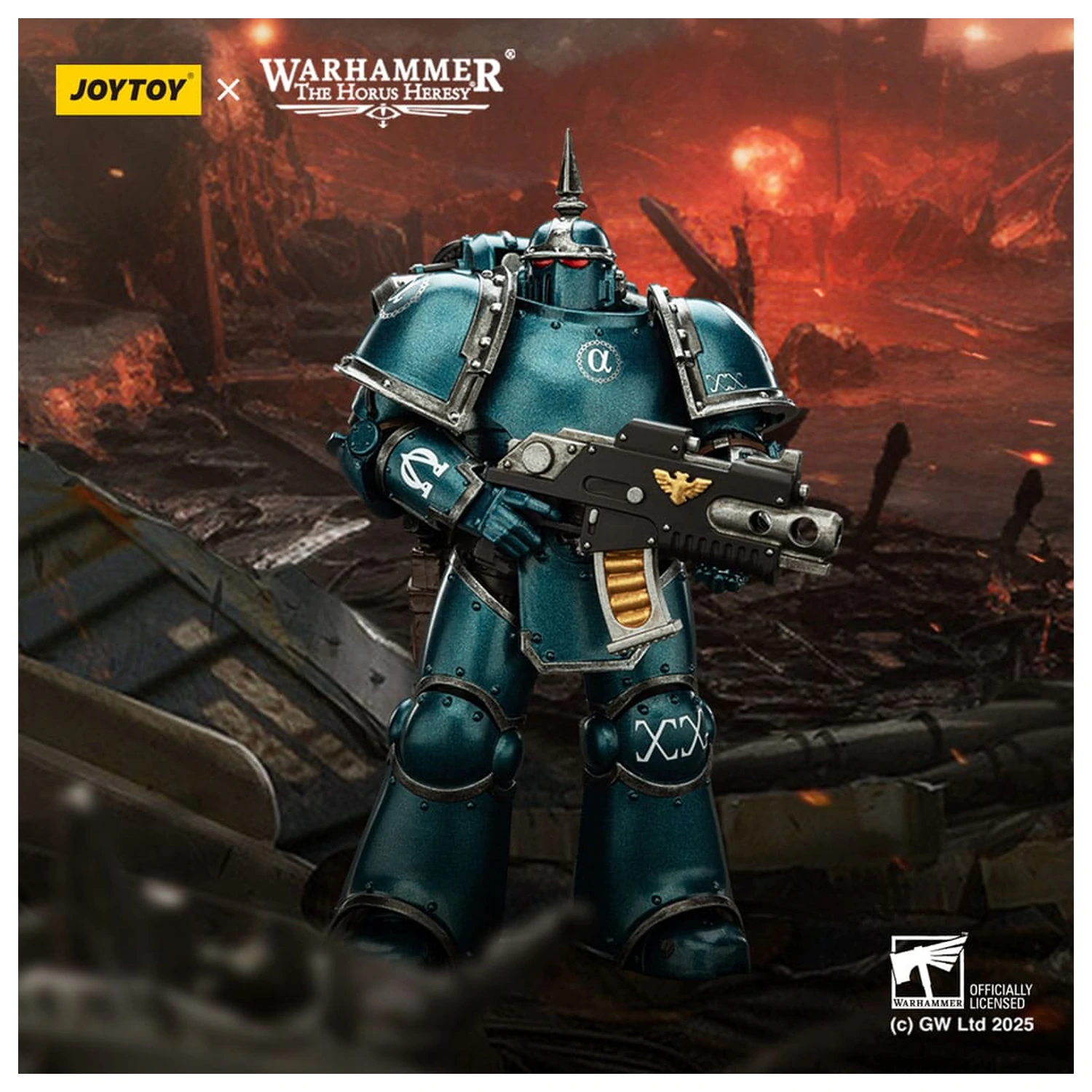 Warhammer The Horus Heresy akčná figúrka Alpha Legion MK lll Tactical Legionary 12 cm produktová fotografia
