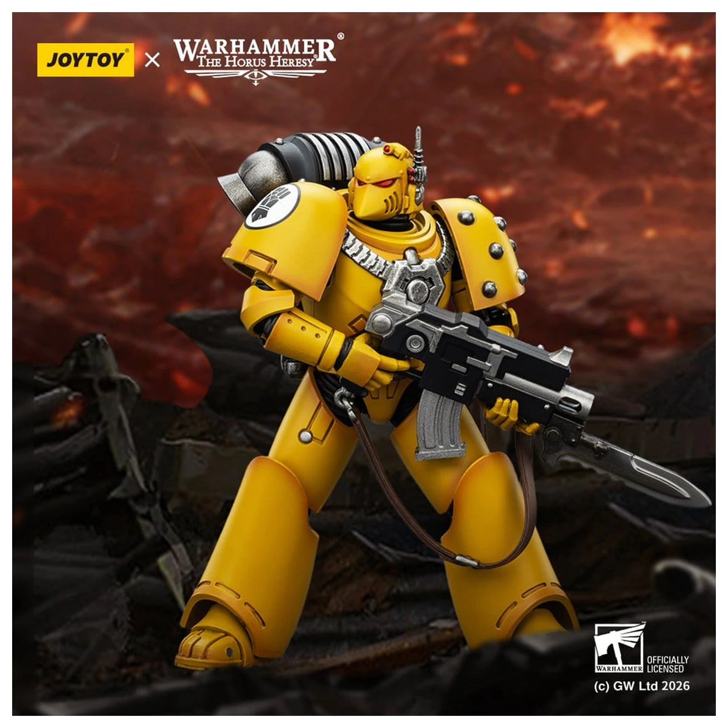 Warhammer The Horus Heresy akčná figúrka Imperial Fist MKVI Tactical Legionary 12 cm produktová fotografia