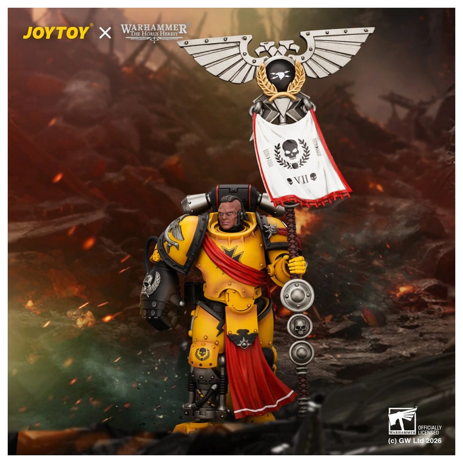 Warhammer The Horus Heresy Imperial Fists figúrka Herald Consul 12 cm produktová fotografia