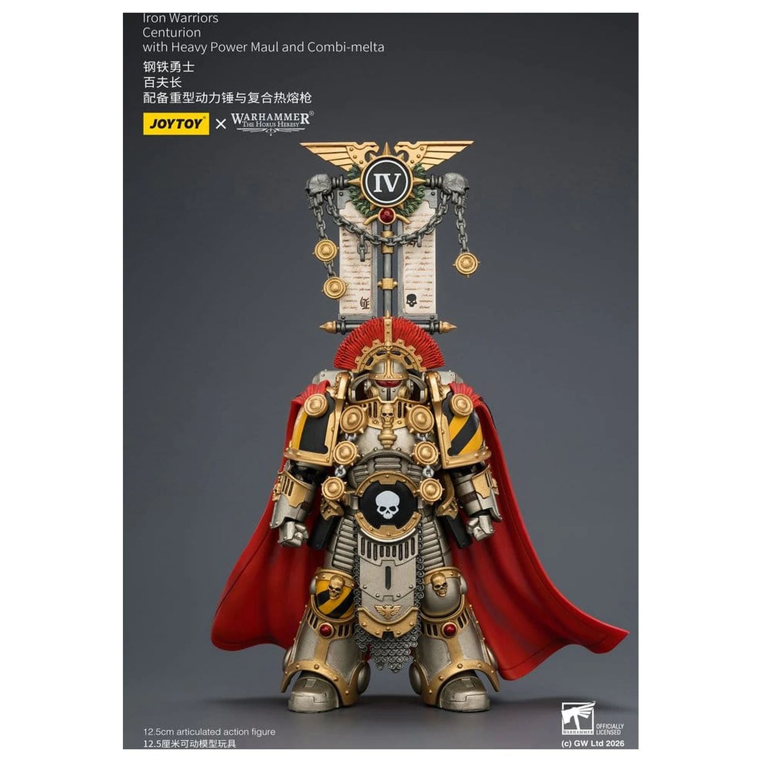Warhammer The Horus Heresy akčná figúrka Iron Warriors Centurion 13 cm produktová fotografia