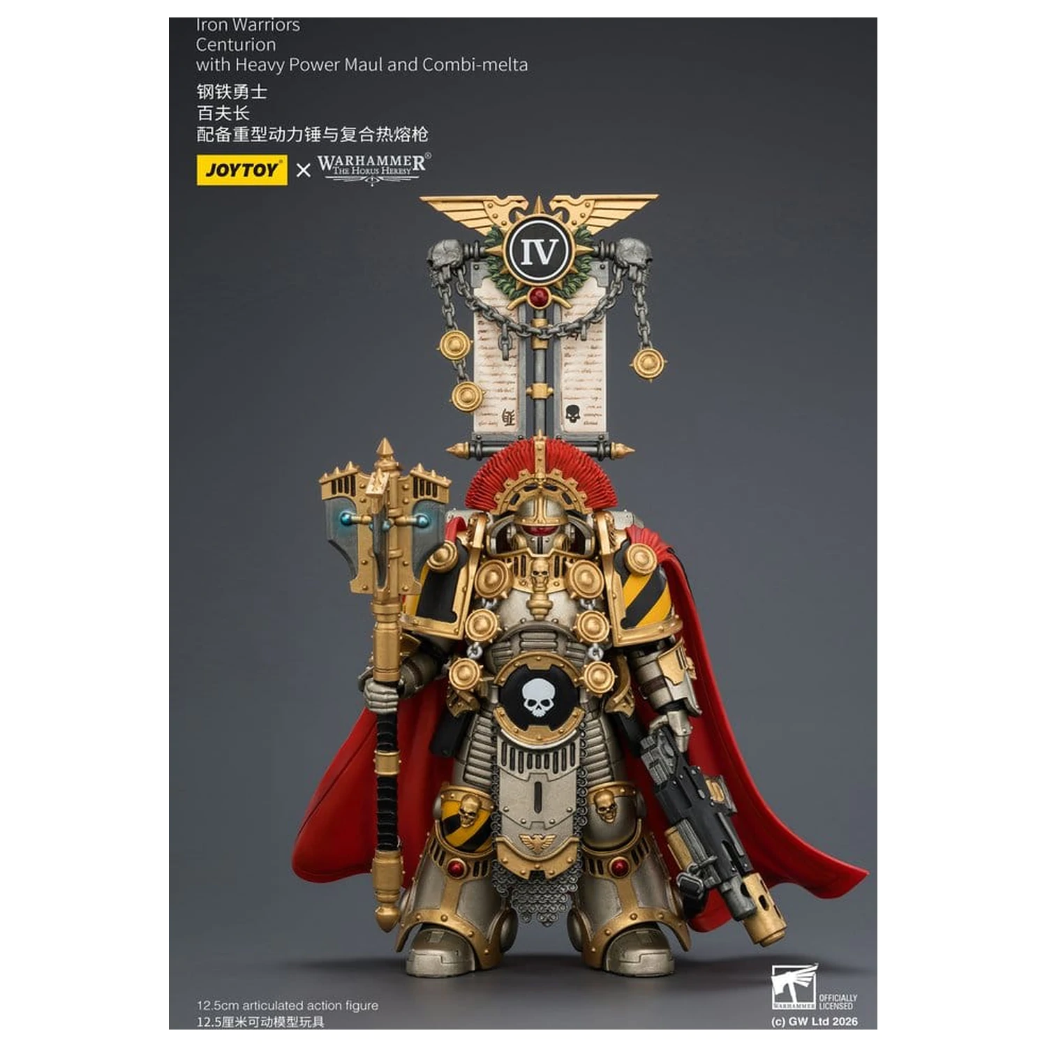 Warhammer The Horus Heresy akčná figúrka Iron Warriors Centurion 13 cm produktová fotografia
