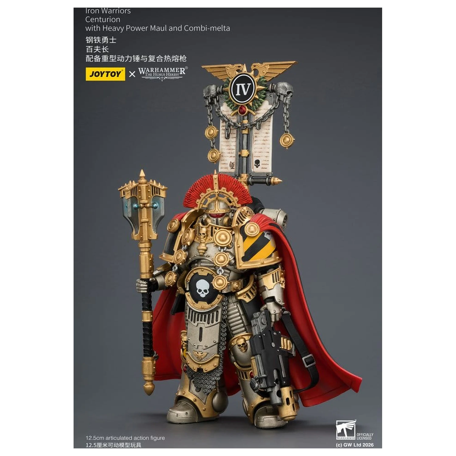 Warhammer The Horus Heresy akčná figúrka Iron Warriors Centurion 13 cm produktová fotografia
