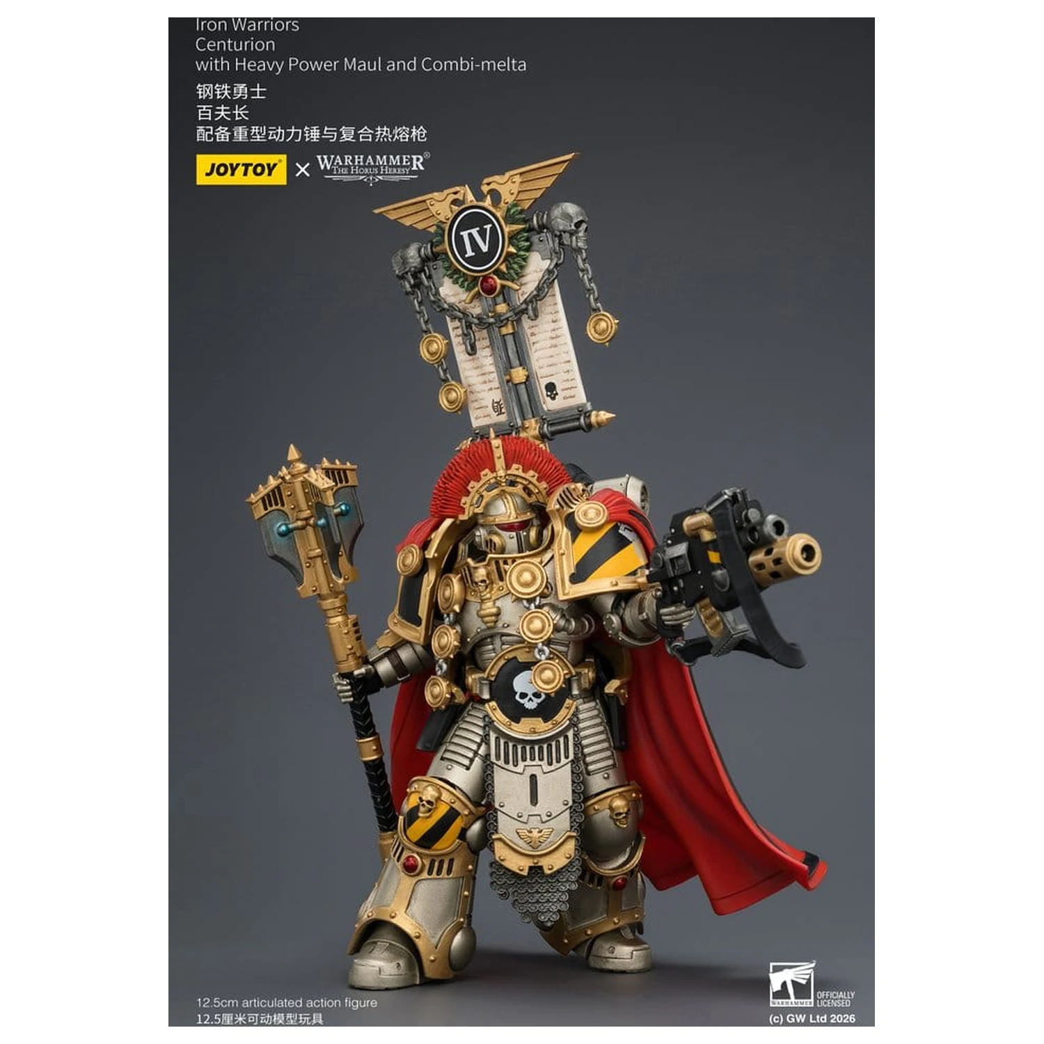 Warhammer The Horus Heresy akčná figúrka Iron Warriors Centurion 13 cm produktová fotografia