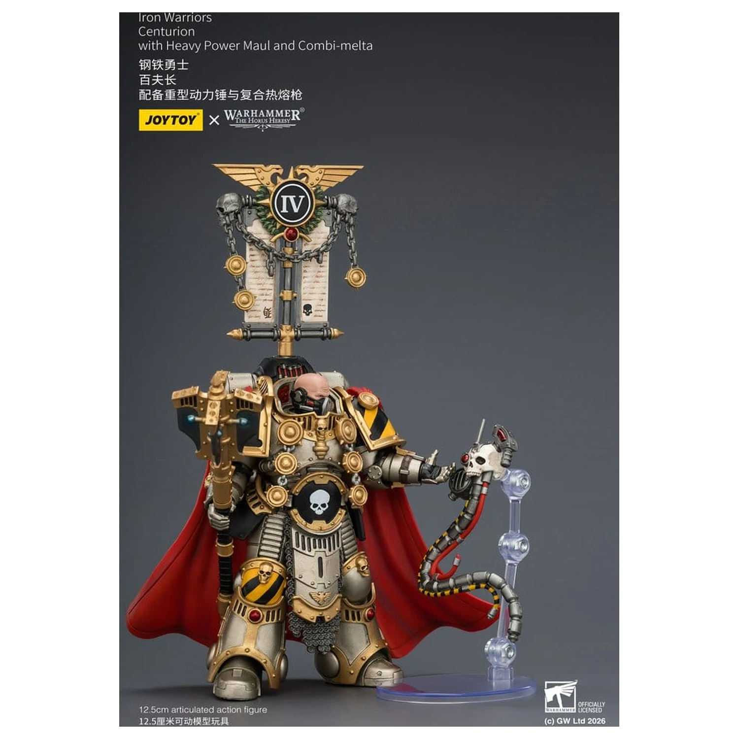 Warhammer The Horus Heresy akčná figúrka Iron Warriors Centurion 13 cm produktová fotografia