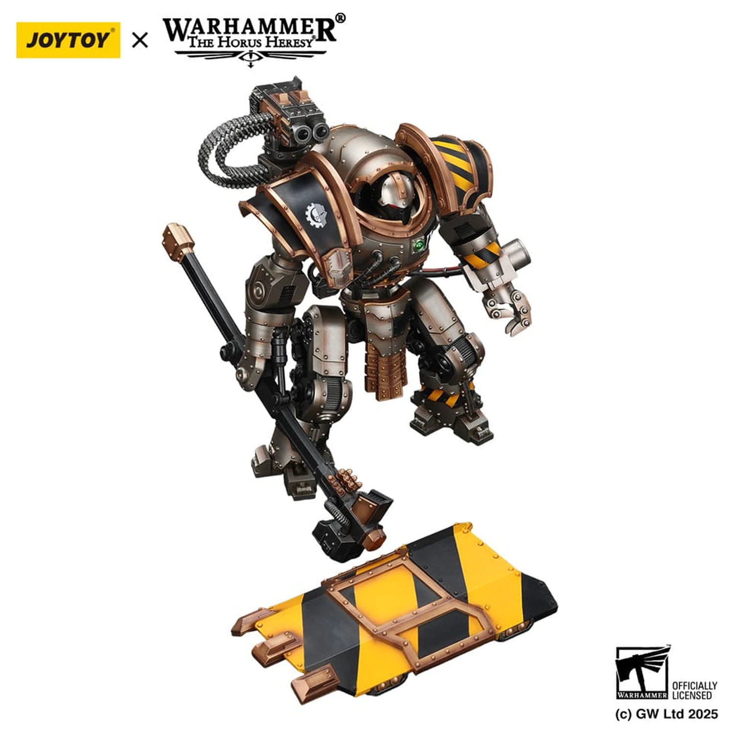 Warhammer The Horus Heresy akčná figúrka Iron Warriors Iron Circle Domitar-Ferrum Class Battle-automata s Karceri Battle Shield 24 cm produktová fotografia