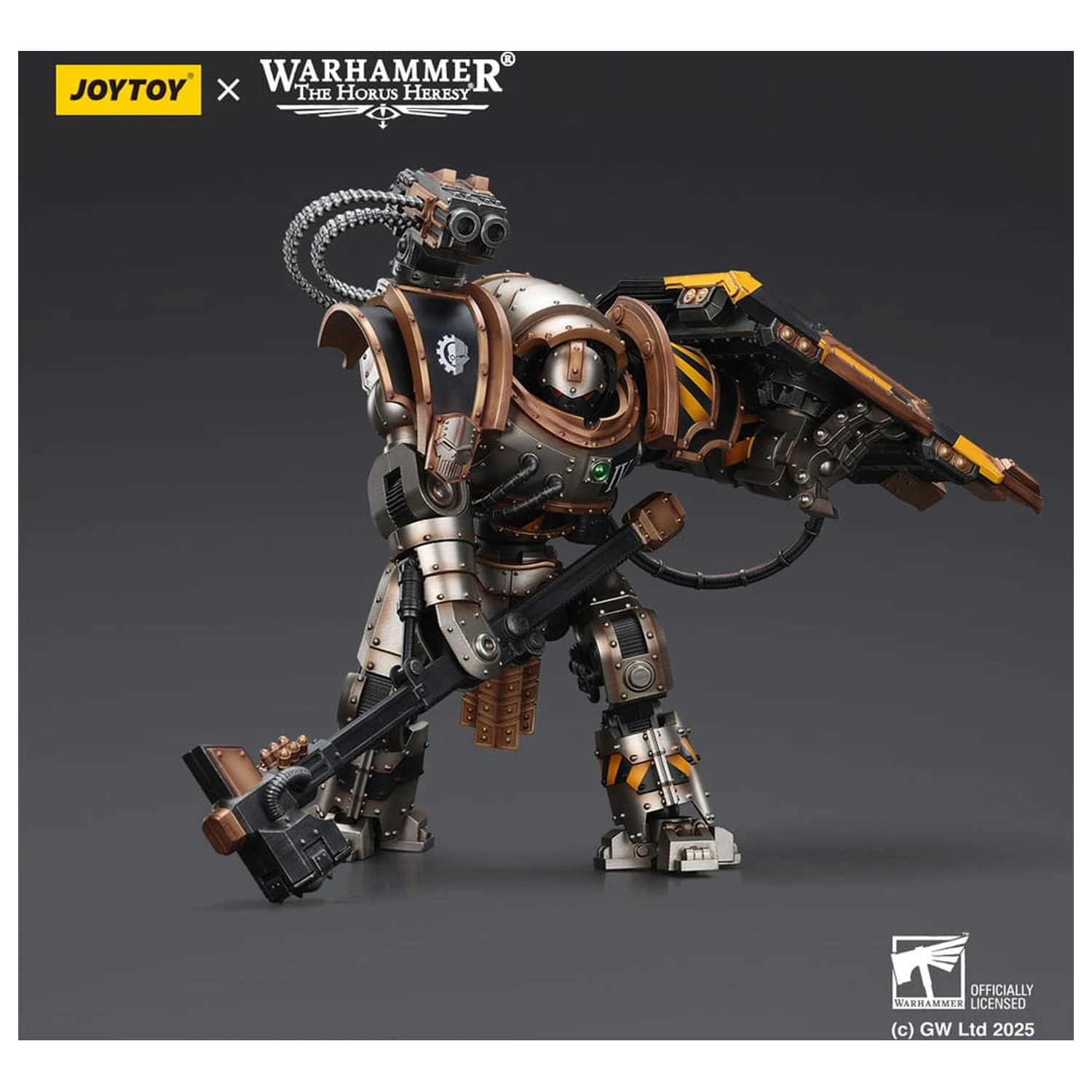Warhammer The Horus Heresy akčná figúrka Iron Warriors Iron Circle Domitar-Ferrum Class Battle-automata s Karceri Battle Shield 24 cm produktová fotografia