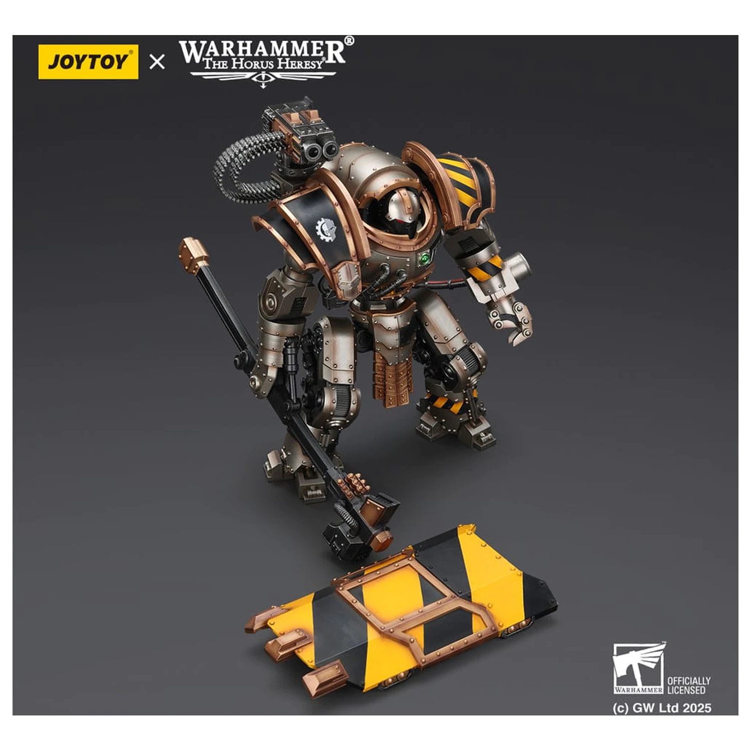 Warhammer The Horus Heresy akčná figúrka Iron Warriors Iron Circle Domitar-Ferrum Class Battle-automata s Karceri Battle Shield 24 cm produktová fotografia