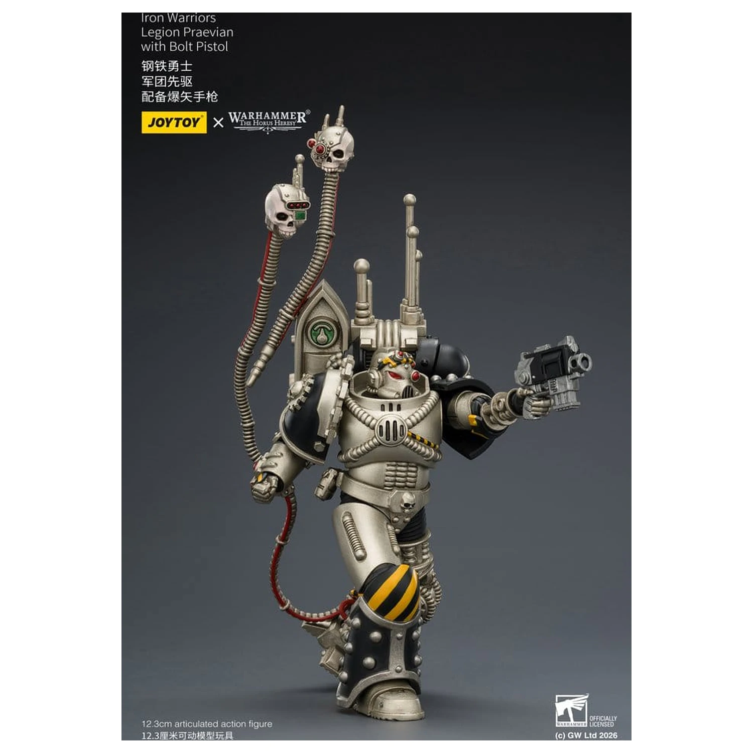Warhammer The Horus Heresy akčná figúrka Iron Warriors Legion Praevian 12 cm produktová fotografia