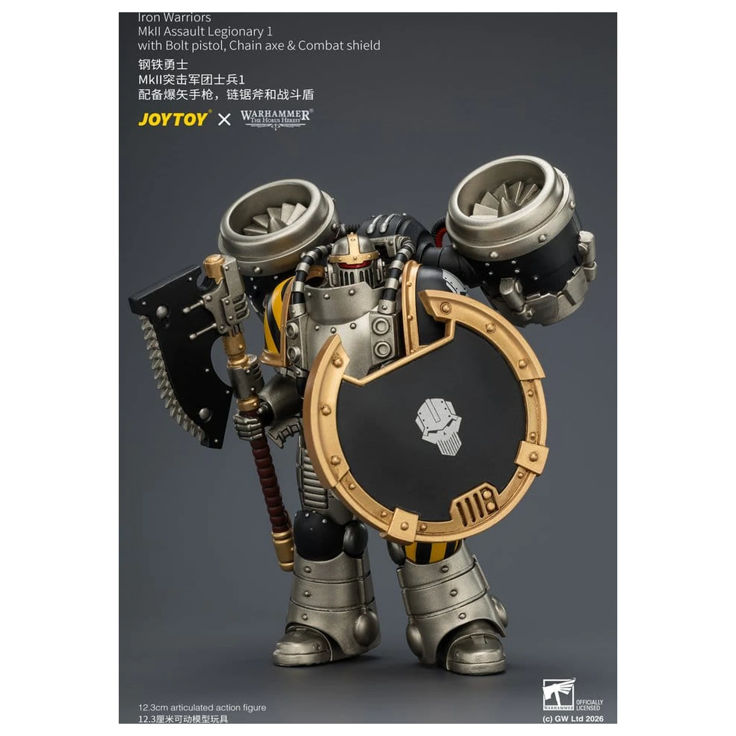 Warhammer The Horus Heresy akčná figúrka Iron Warriors MkII Assault Legionary 1 12 cm produktová fotografia