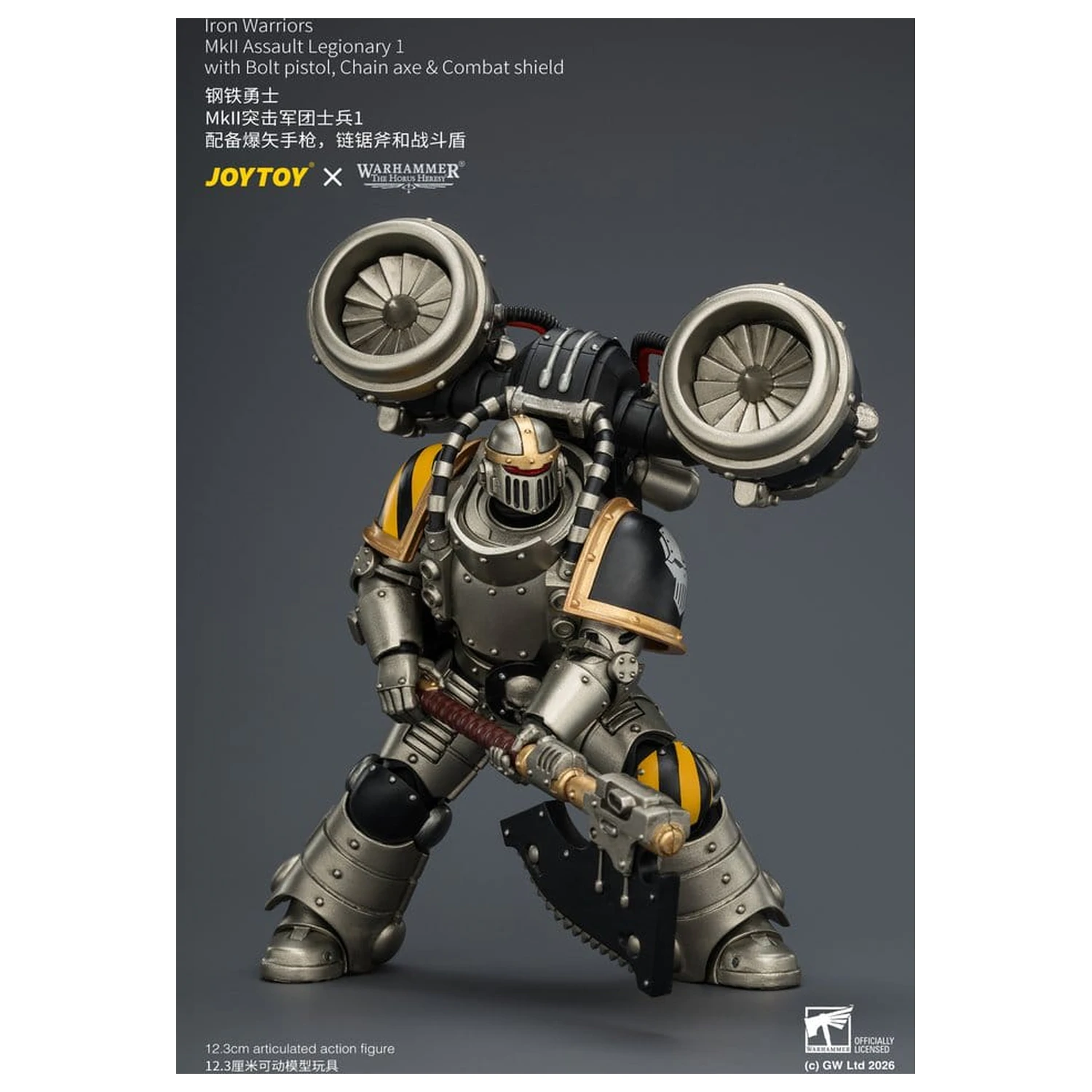 Warhammer The Horus Heresy akčná figúrka Iron Warriors MkII Assault Legionary 1 12 cm produktová fotografia