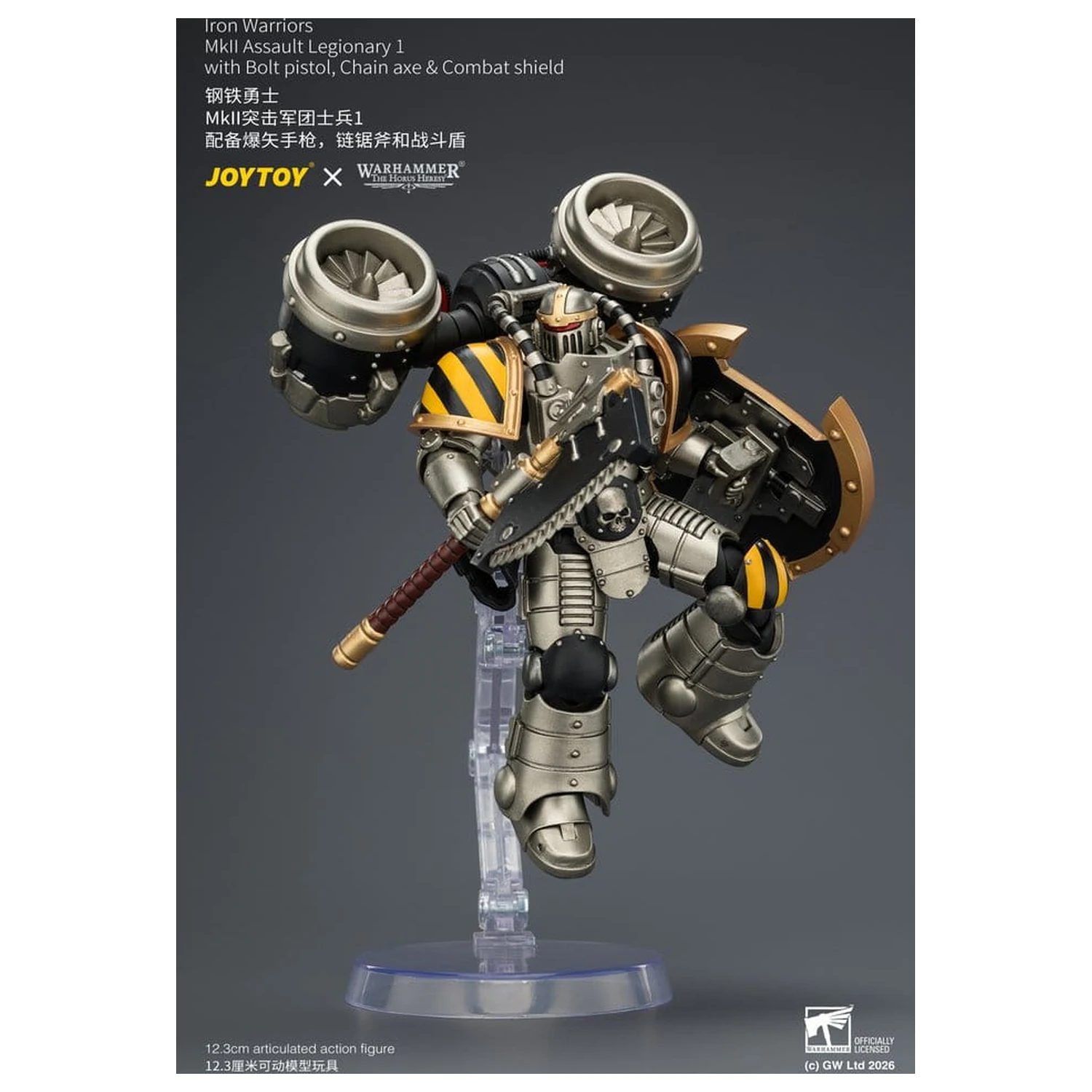 Warhammer The Horus Heresy akčná figúrka Iron Warriors MkII Assault Legionary 1 12 cm produktová fotografia