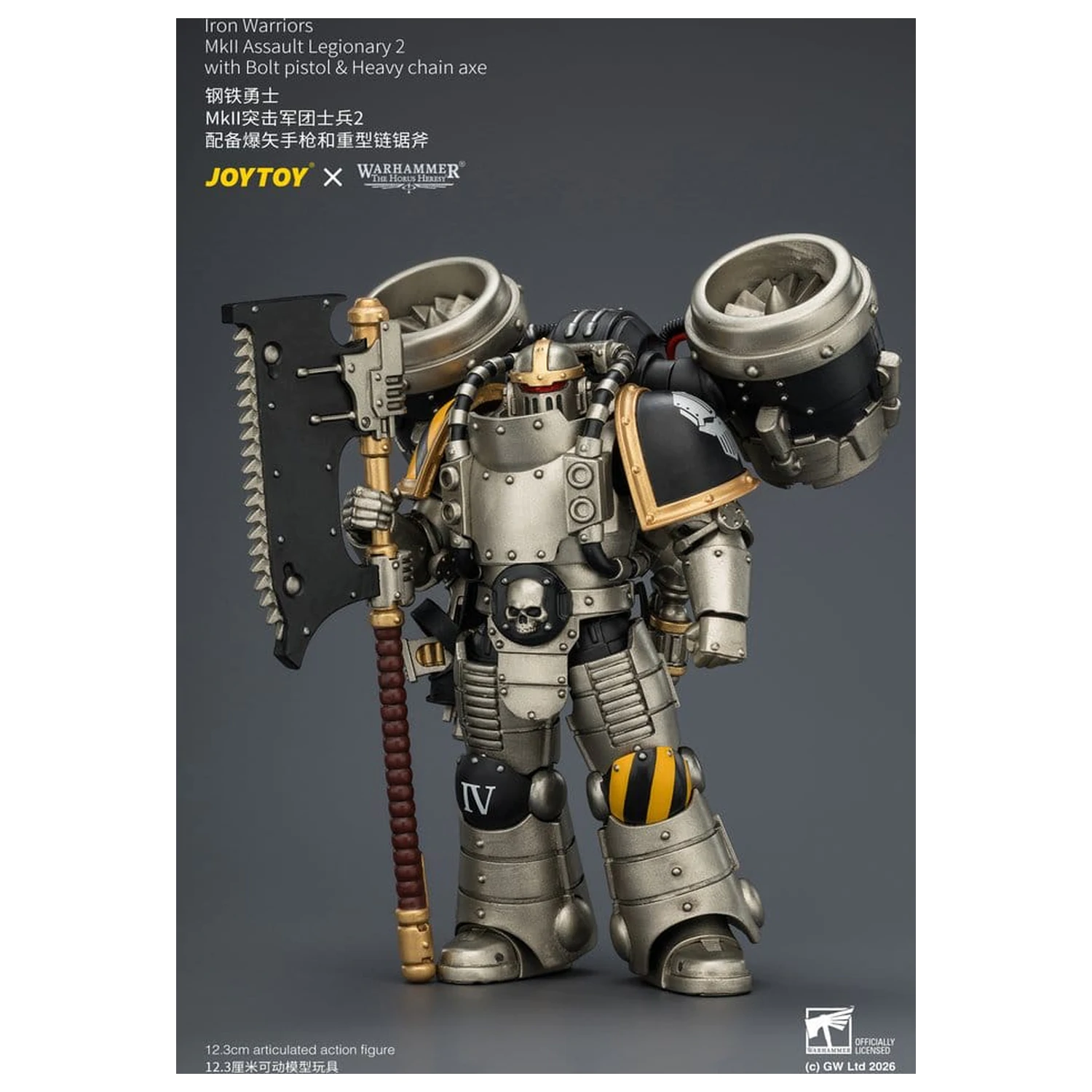 Warhammer The Horus Heresy akčná figúrka Iron Warriors MkII Assault Legionary 2 12 cm produktová fotografia