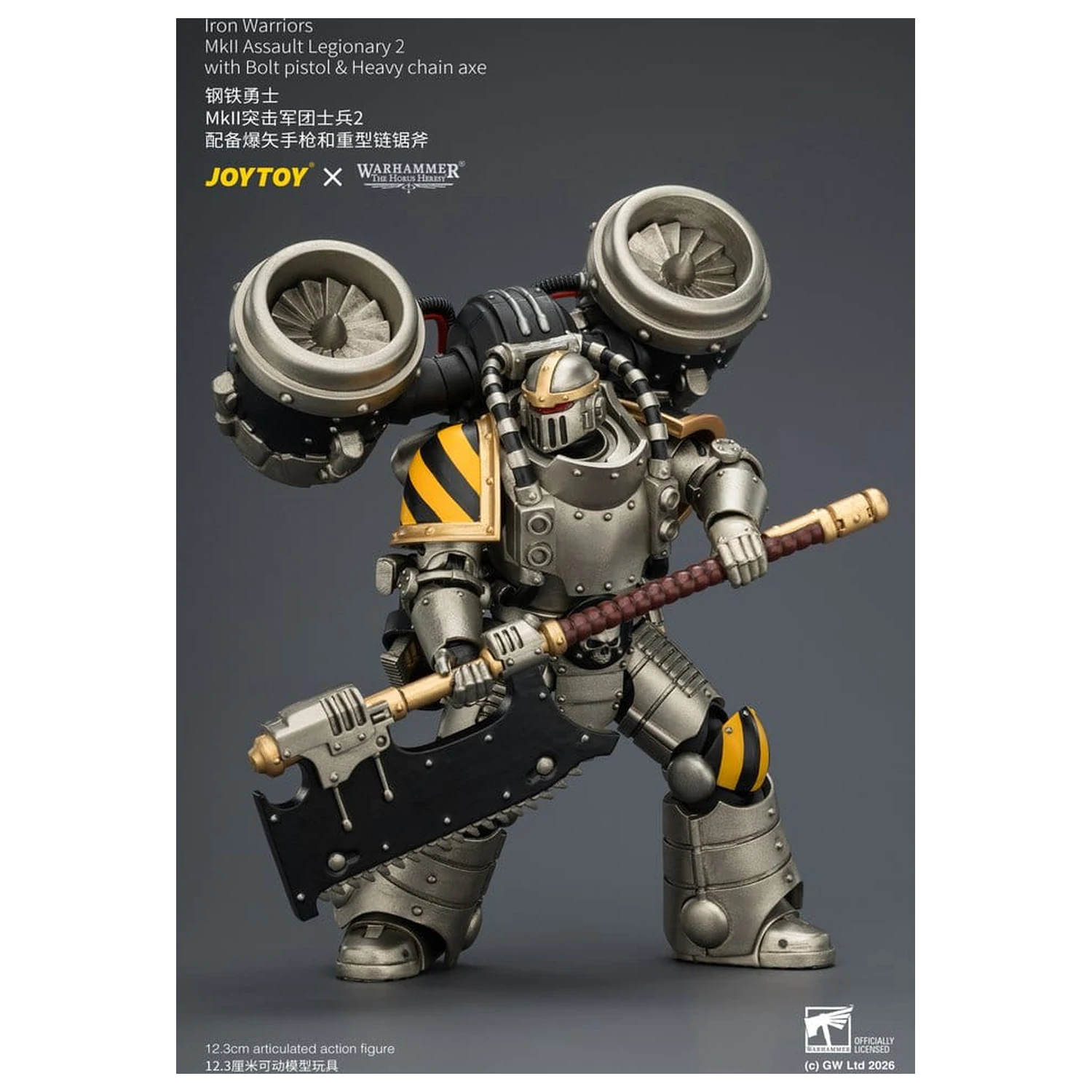 Warhammer The Horus Heresy akčná figúrka Iron Warriors MkII Assault Legionary 2 12 cm produktová fotografia
