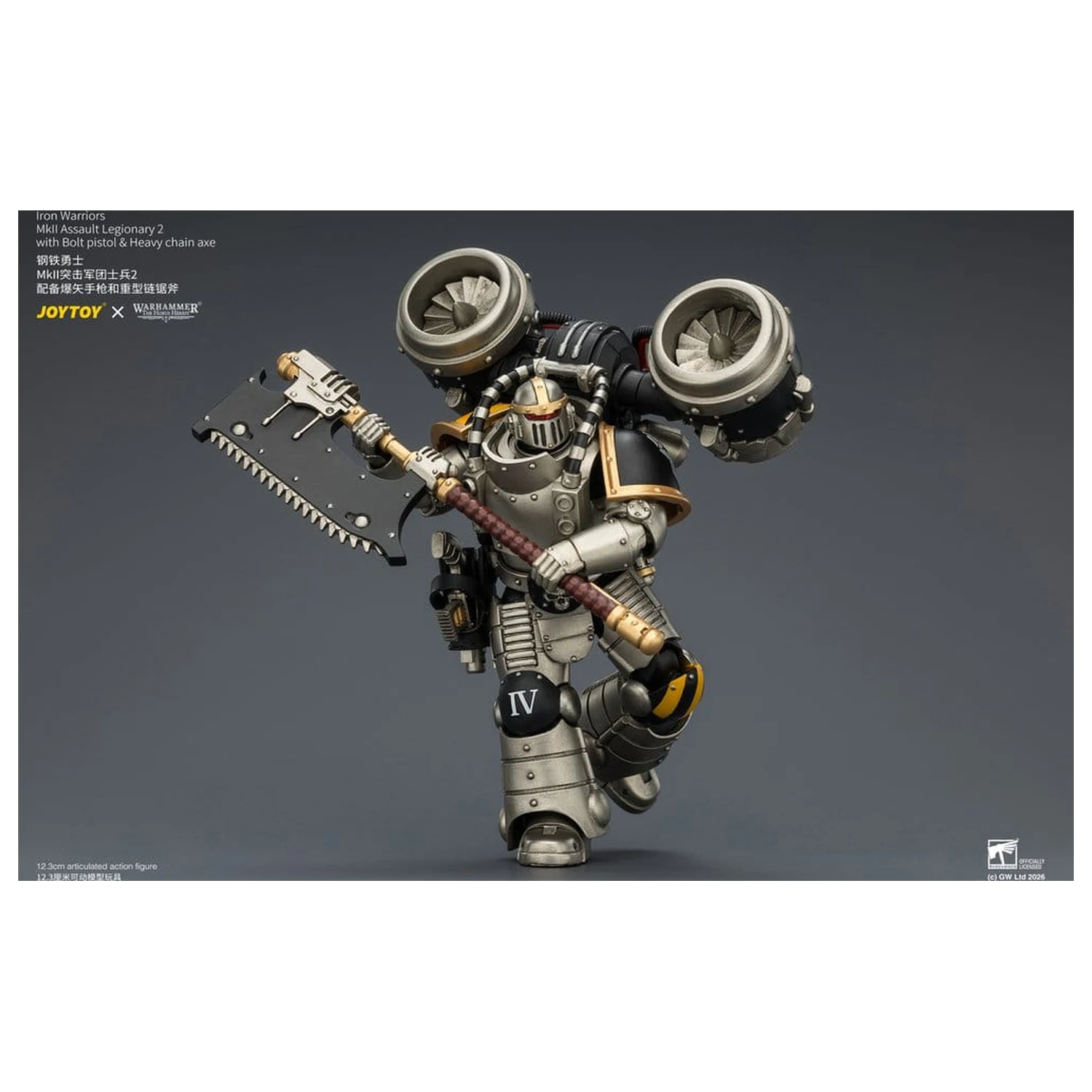 Warhammer The Horus Heresy akčná figúrka Iron Warriors MkII Assault Legionary 2 12 cm produktová fotografia