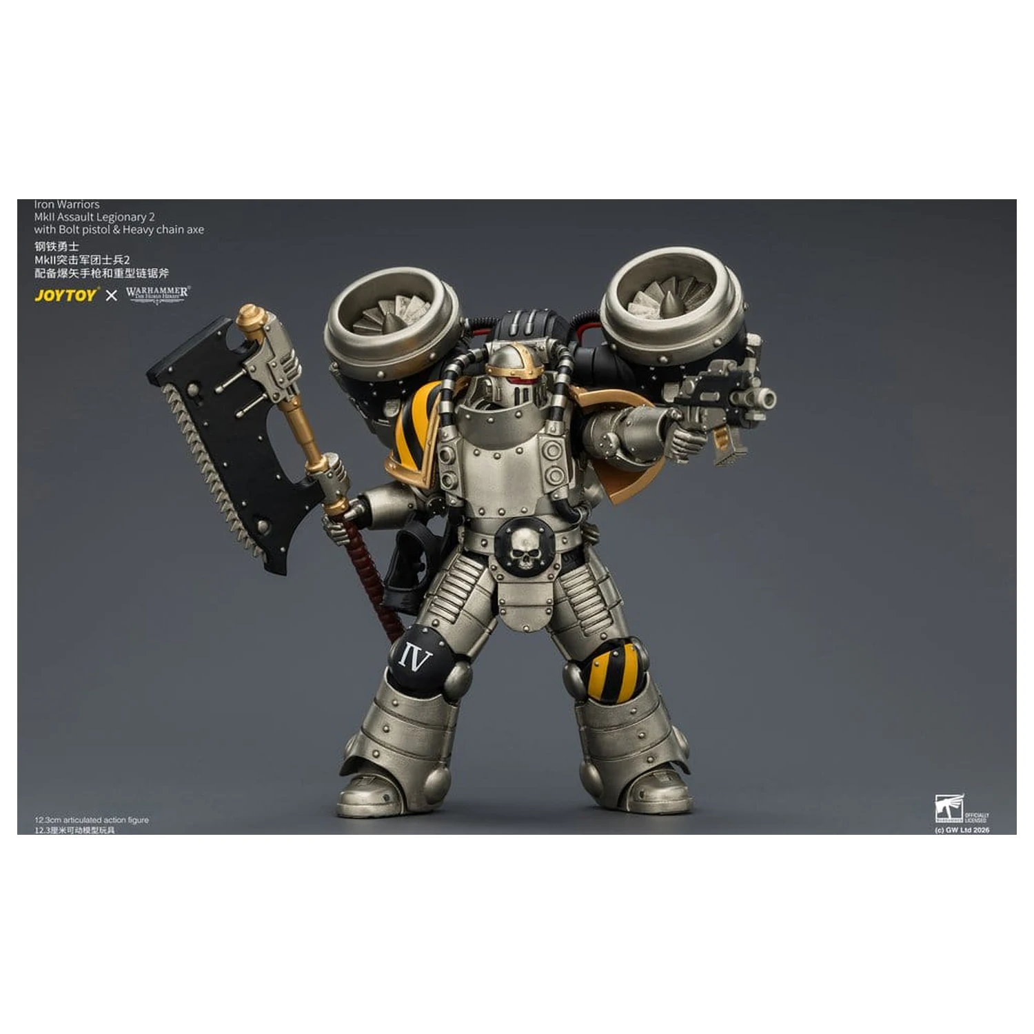 Warhammer The Horus Heresy akčná figúrka Iron Warriors MkII Assault Legionary 2 12 cm produktová fotografia