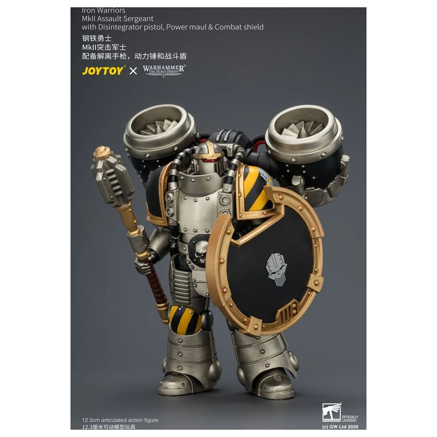 Warhammer The Horus Heresy akčná figúrka Iron Warriors MkII Assault Sergeant 12 cm produktová fotografia