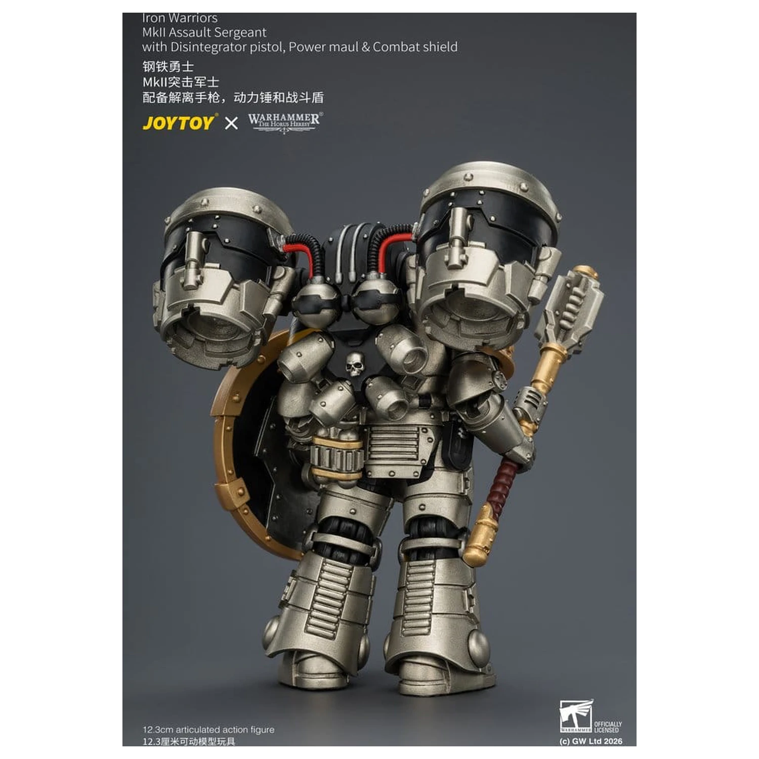 Warhammer The Horus Heresy akčná figúrka Iron Warriors MkII Assault Sergeant 12 cm produktová fotografia