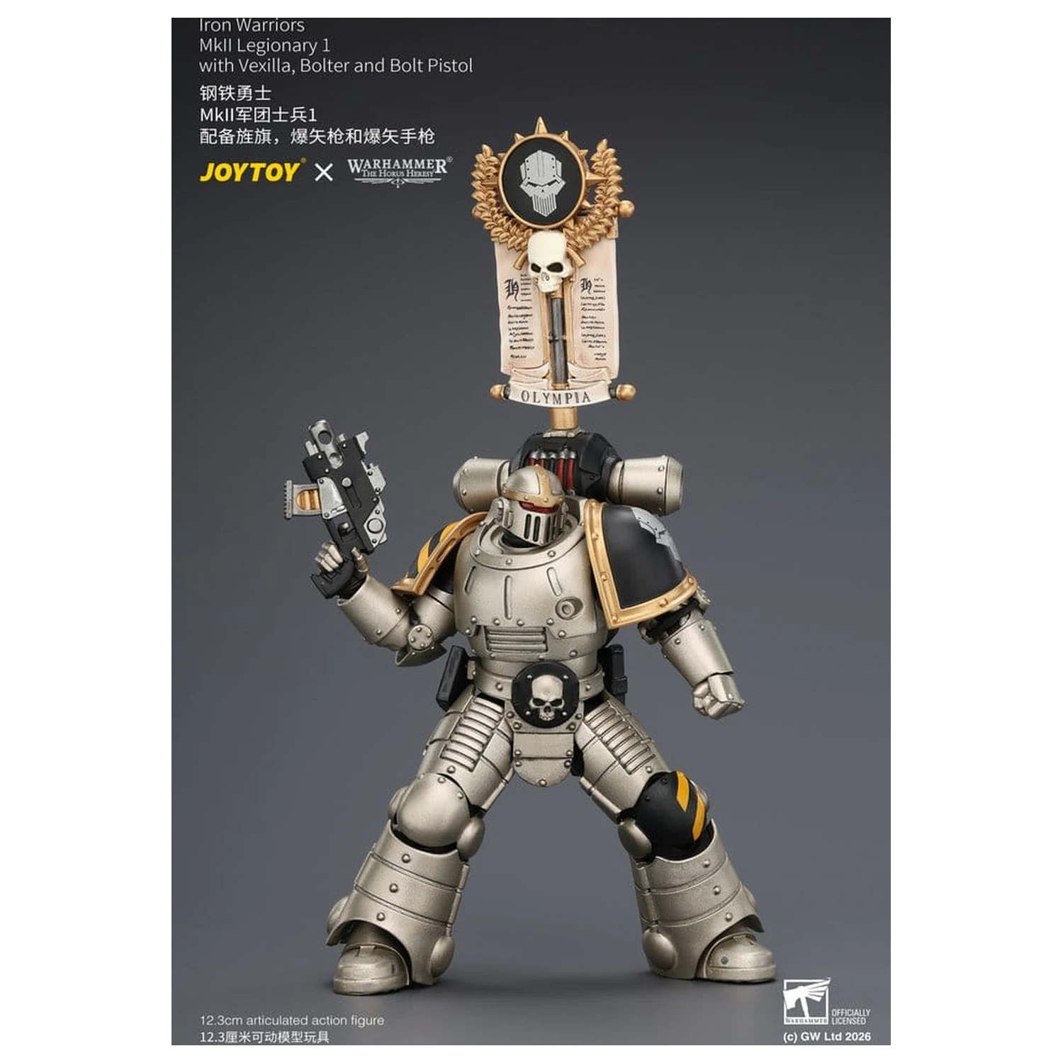 Warhammer The Horus Heresy Action Figure Iron Warriors MkII Legionary 1 12 cm produktová fotografia
