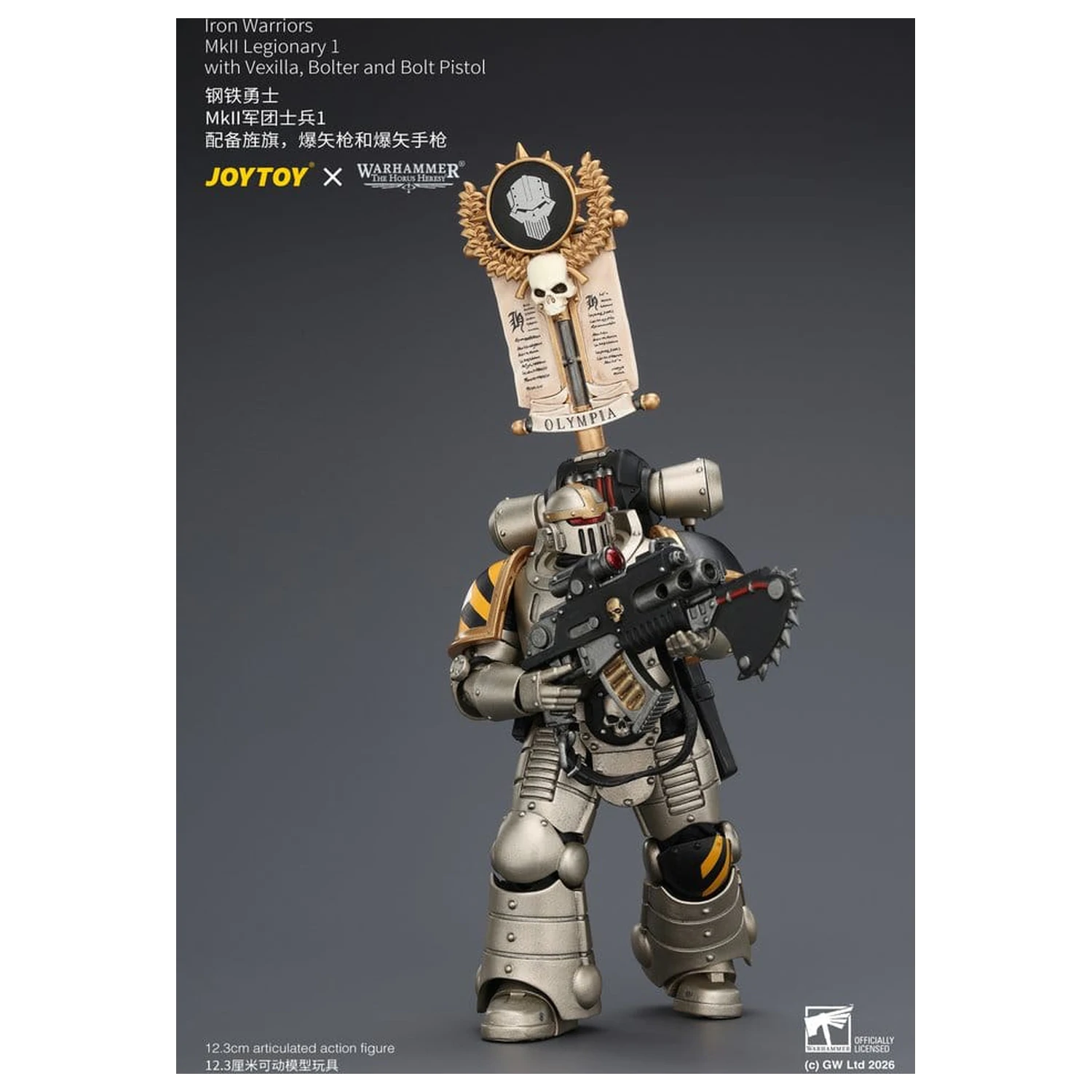 Warhammer The Horus Heresy Action Figure Iron Warriors MkII Legionary 1 12 cm produktová fotografia