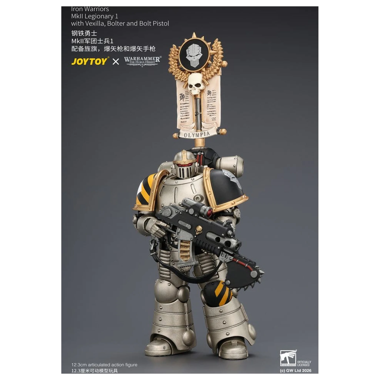 Warhammer The Horus Heresy Action Figure Iron Warriors MkII Legionary 1 12 cm produktová fotografia