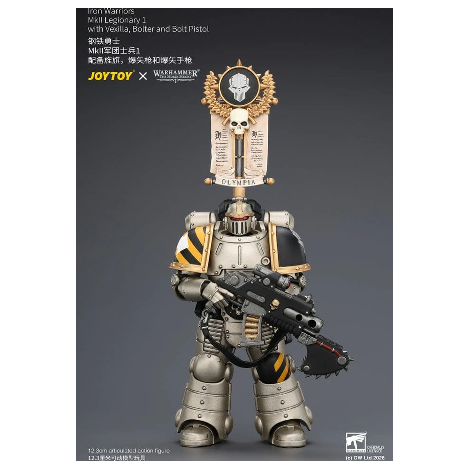 Warhammer The Horus Heresy Action Figure Iron Warriors MkII Legionary 1 12 cm produktová fotografia